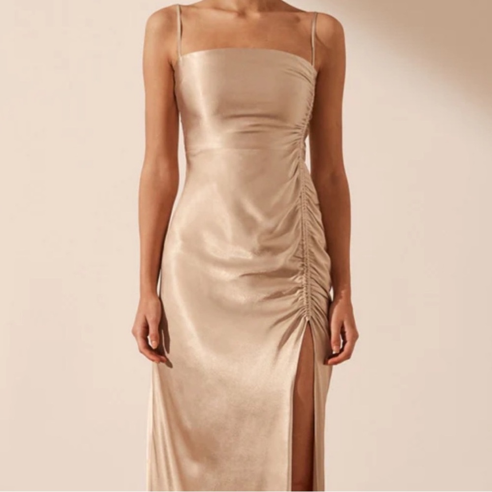 Shona Joy La Lune Runched Maxi Dress